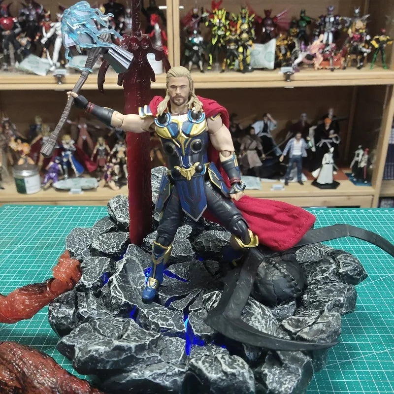 Bandai Original Mighty Thor 4 S.h.figuarts Thor: Love And Thunder Jane Foster Thor Action Anime Figure Model Kit Completed Toys