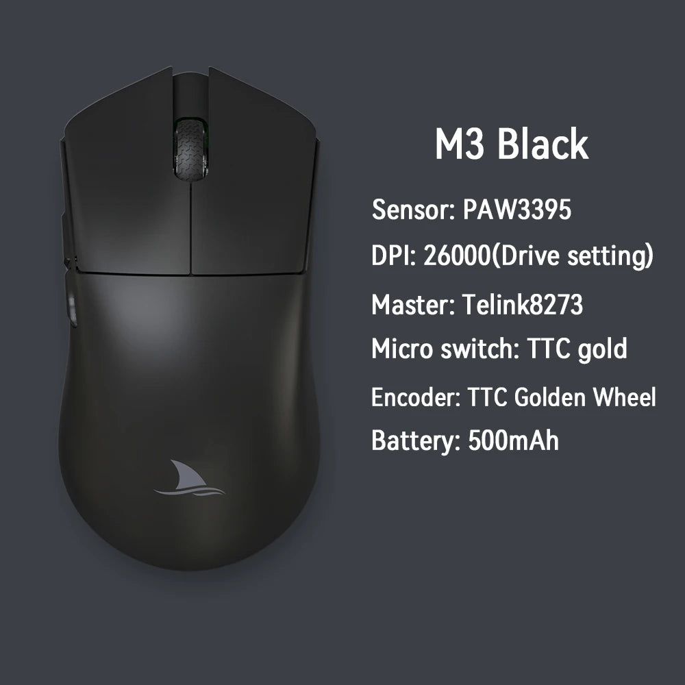 Motospeed Darmoshark M3 Bluetooth Wireless Gaming Maus 26000DPI PAM3395 Optische Sensor Computer Büro Maus TTC Für Laptop PC