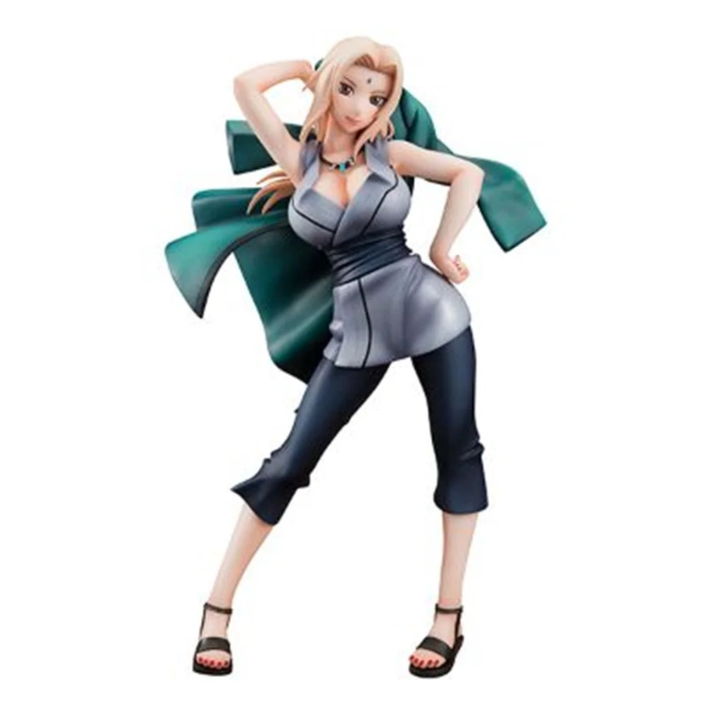 Cute Anime Tsunade PVC Action Figure Game Statue Collectible Sexy Girls Model Toys Doll Gifts 21cm