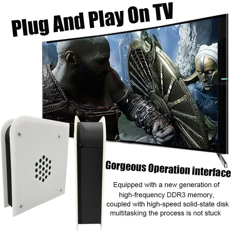 M15 60+Emulators 1T Retro Game Console Batocera I3-3110M 70000+Games For Wii PS2 PSP GameCube N64 Wireless handle