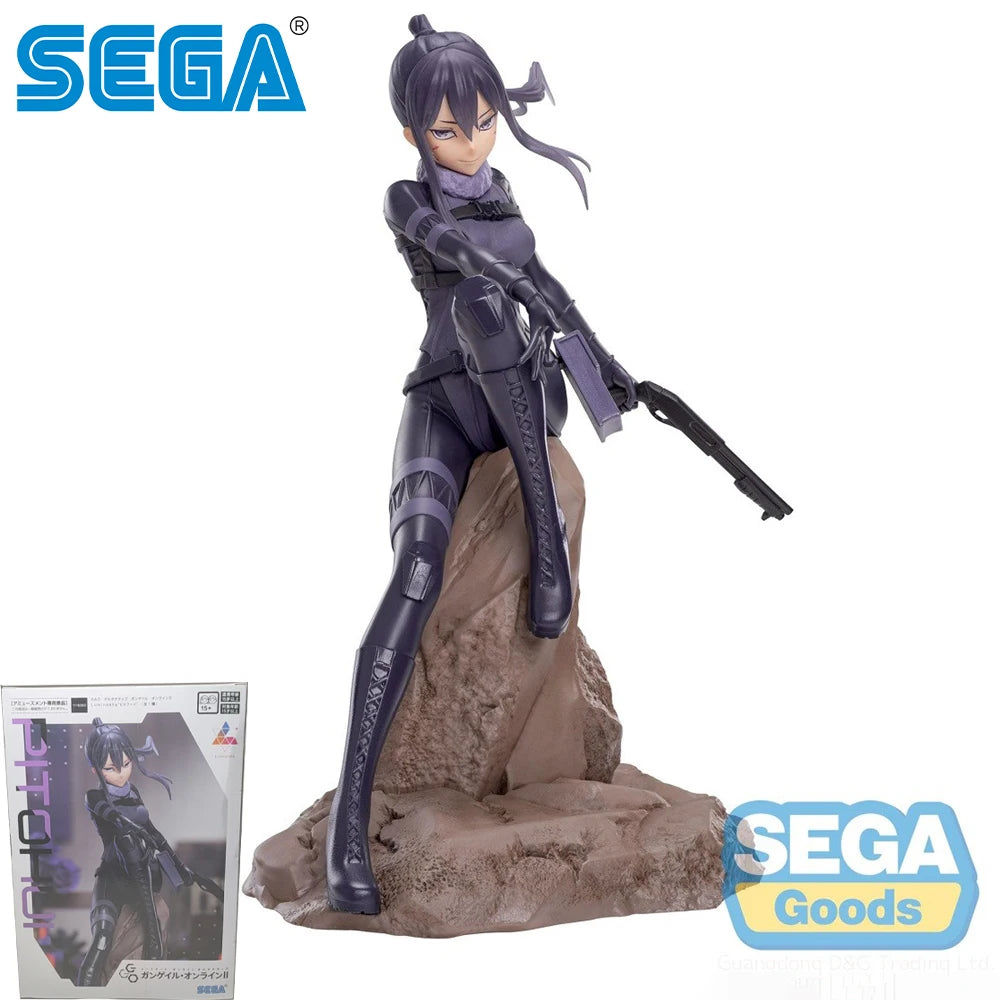 In Stock Original SEGA  Sword Art Online Alternative Gun Gale Online II Pitohui Collection Series Model Cartoon Character