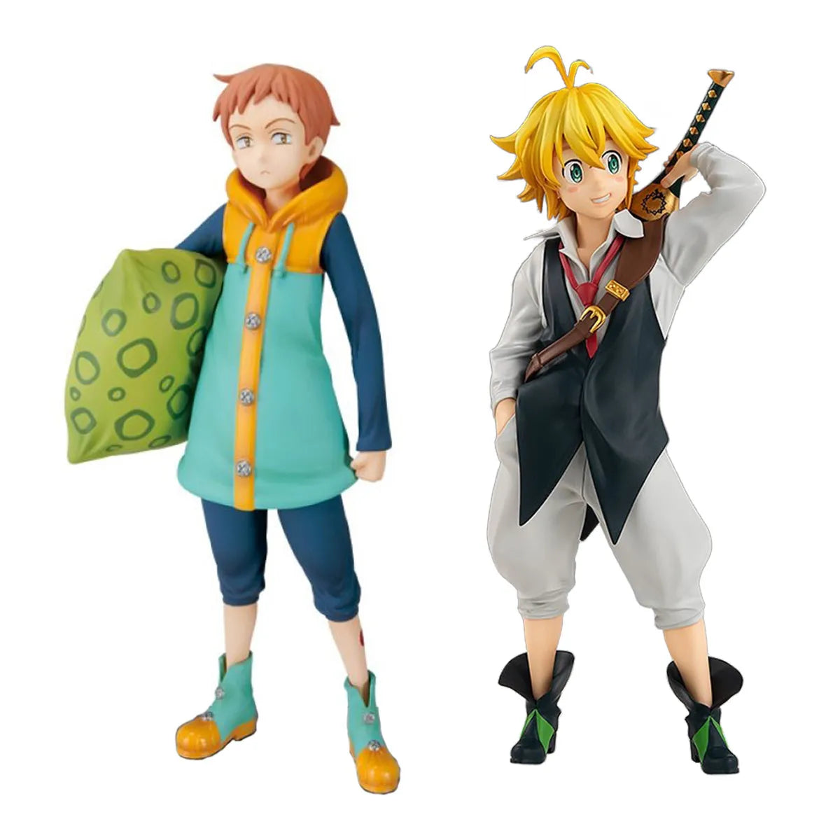 Hot Anime Meliodas King Model Character Doll Pillow Poses Carrying Sword Action Figure PVC Action Figure Collection Gift