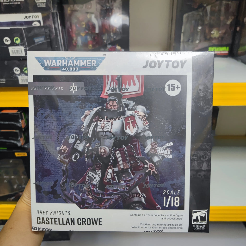 【JOYTOY】Warhammer 40K Грей Рицари Кастелан Кроу 1/18 Екшън фигурка играчка