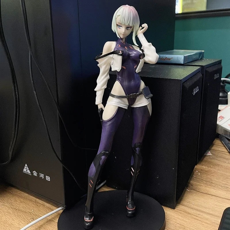 Hot Sales 22cm Cyberpunk #2077 Edgerunners Anime Figure Super Hacker Edge Walker Lucy Action Figure Collection Model Doll Toys