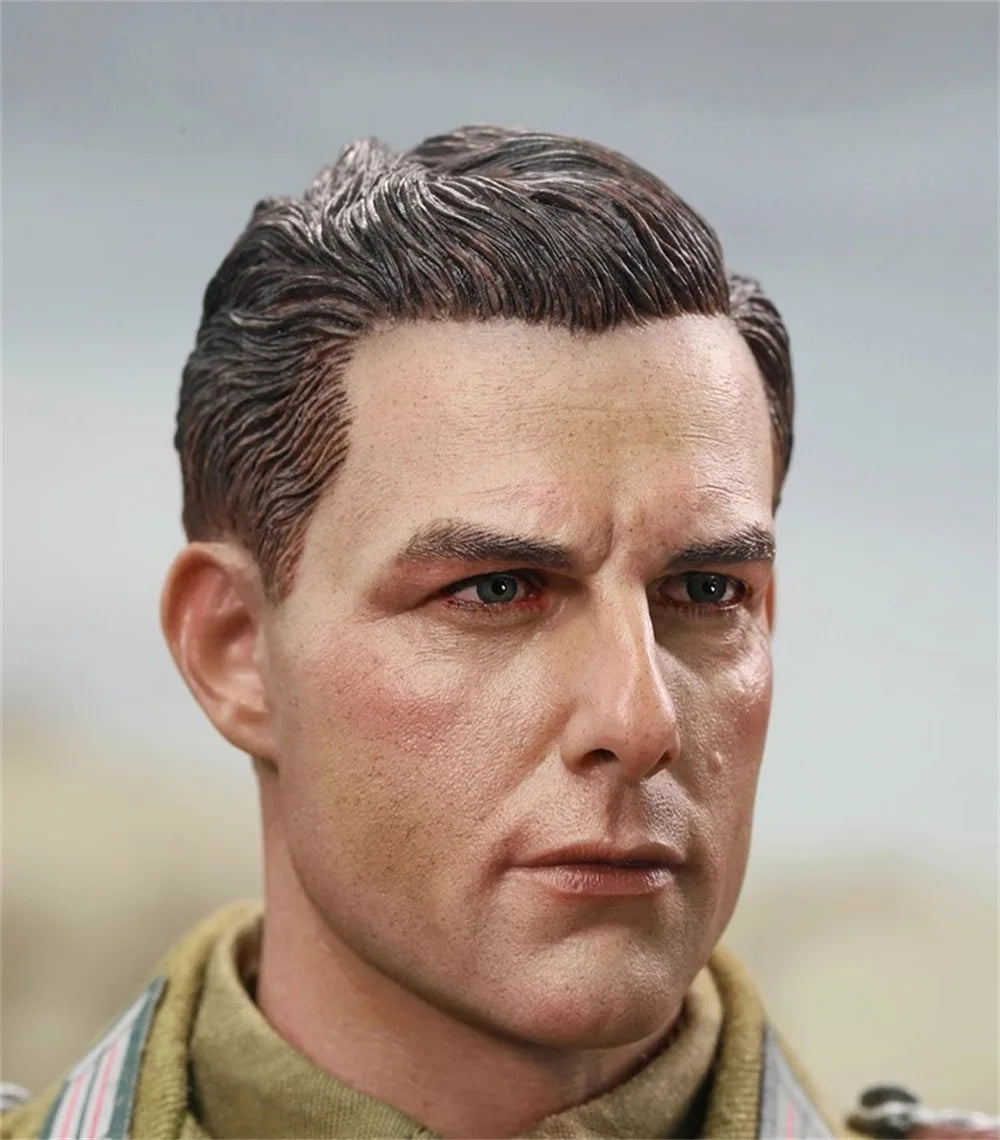 1/6 DID D80185 North Africa Soldier Doll Foot Supply Tom Cruise India Model 2 Head Types Toys Model For 12" Figure Fans Collect