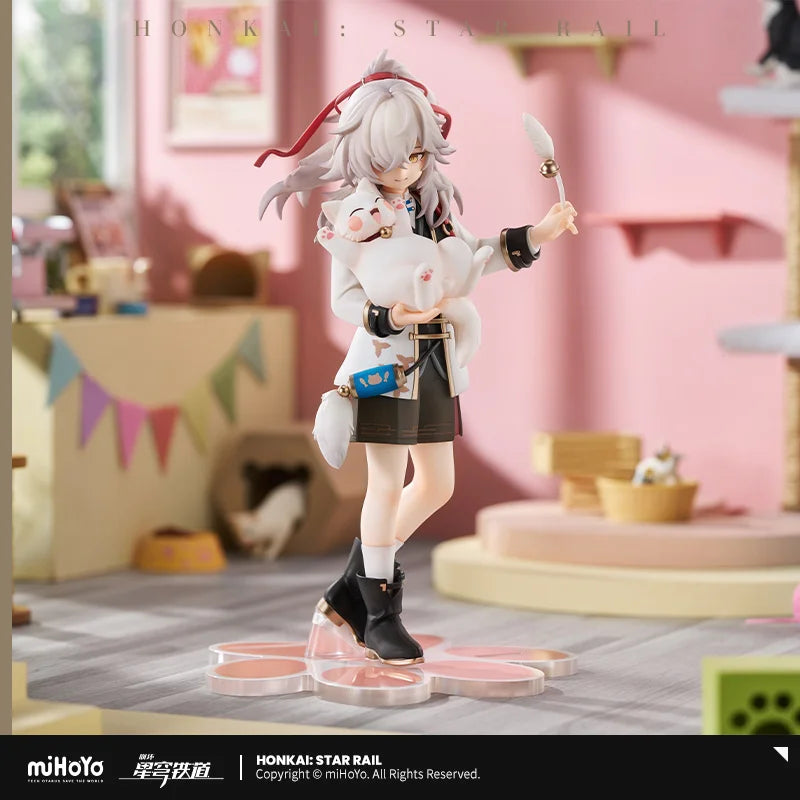 MiHoYo Honkai Star Rail Tiny Cat Series Jing Yuan Figure Official Collectible Gift for Fans