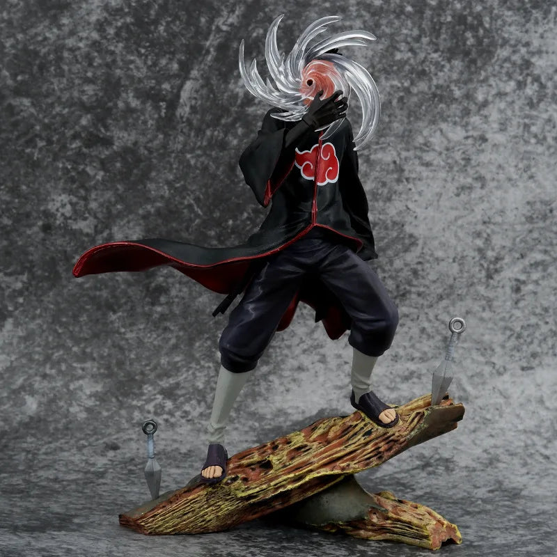 26 cm Anime Akatsuki Uchiha Obito Tobi Battle Ver. GK PVC Actionfigur Statue Sammlung Standmodell Kinderspielzeug Puppengeschenke