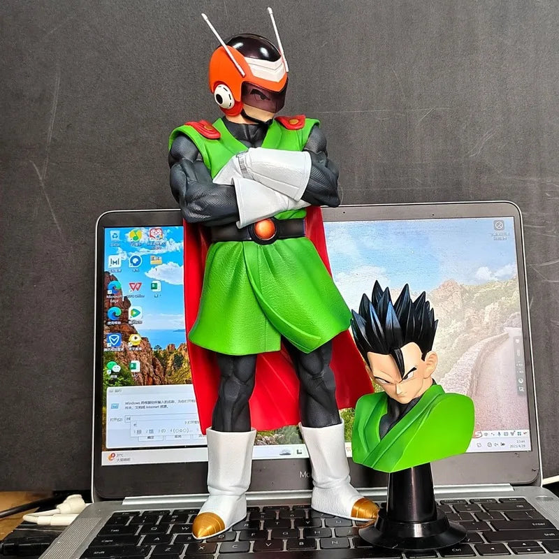 Dragon Ball Z Son Gohan Videl Figure Replaceab Heads Super Saiyan Pvc Action Figures Gk Statue Collection Model Toys Gifts