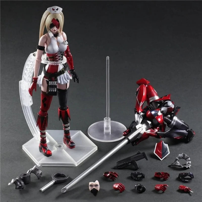 Play Arts Harley Quinn Action Figure Dc Movable Collection Doll The Suicide Squad Harleen Quinzel Model Toys