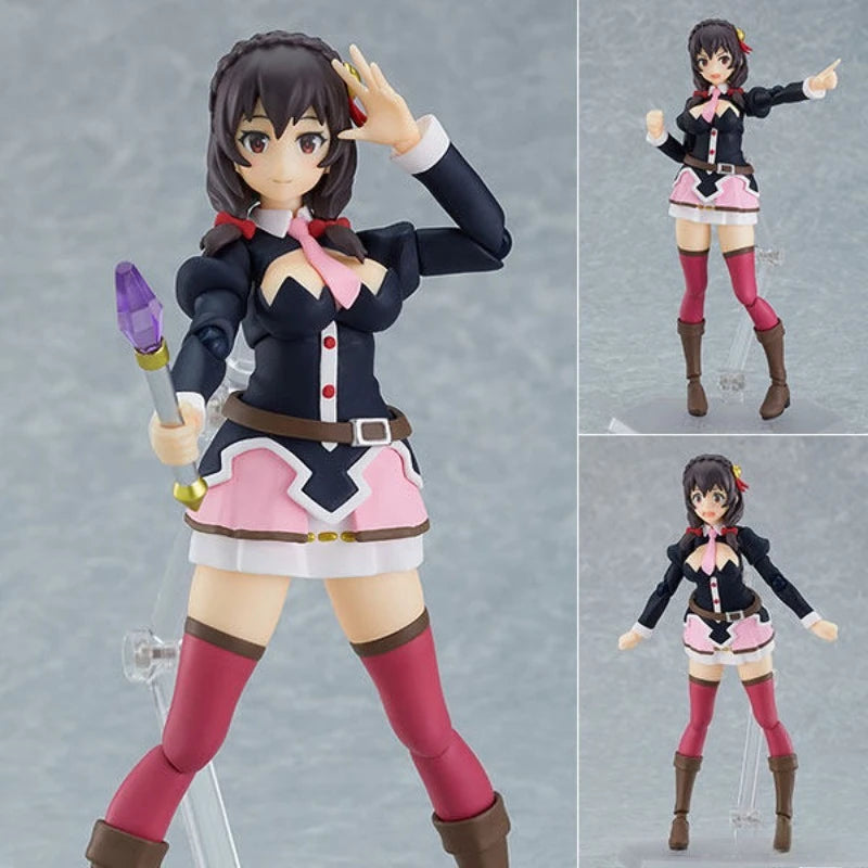 KonoSuba: God's Blessing on This Wonderful World! figma 531 Yunyun PVC Action Anime Model Toys Figure Collection Doll Gift