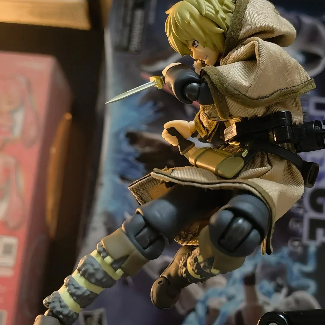 Thorfinn Karlsefni Figma 608 Action Figure Collectible Toy with Real Clothes Battle of Ice And Sea Quality Version New Color Box
