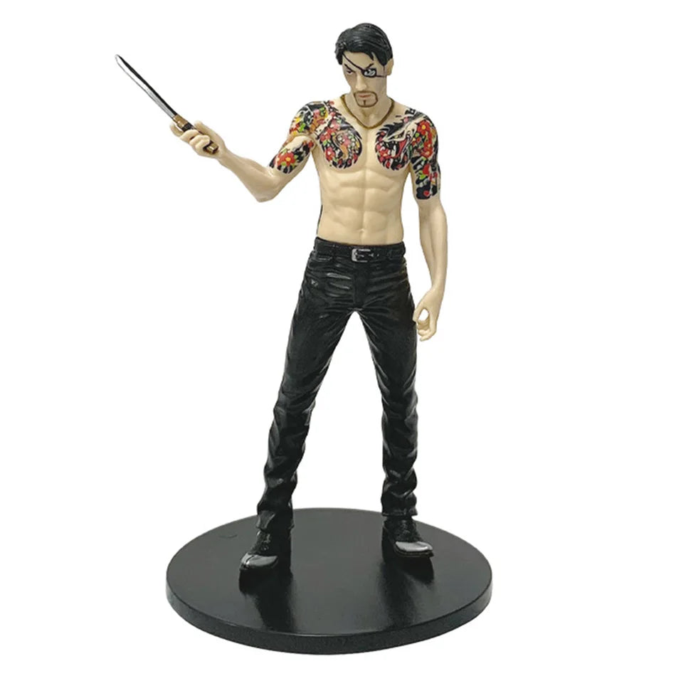 17cm YAKUZA Game Anime Figure Goro Majima Kiryu Kazuma Yakuza Action Figures Figurine PVC Collection Model Toys Halloween Gift