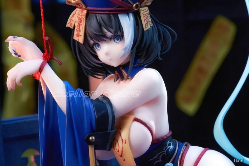 【SF】In Stock AniGame AmiAmi Azur Lane Huajia Happy Festive Zombie Night 1/6 Scale Figures Model Collection Gift