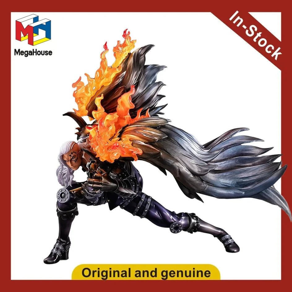 【FS】MegaHouse POP One of The Navigator Beasts Pirates Big Board "Ember of Fire" Anime Doll Figure Model Toys Gifts