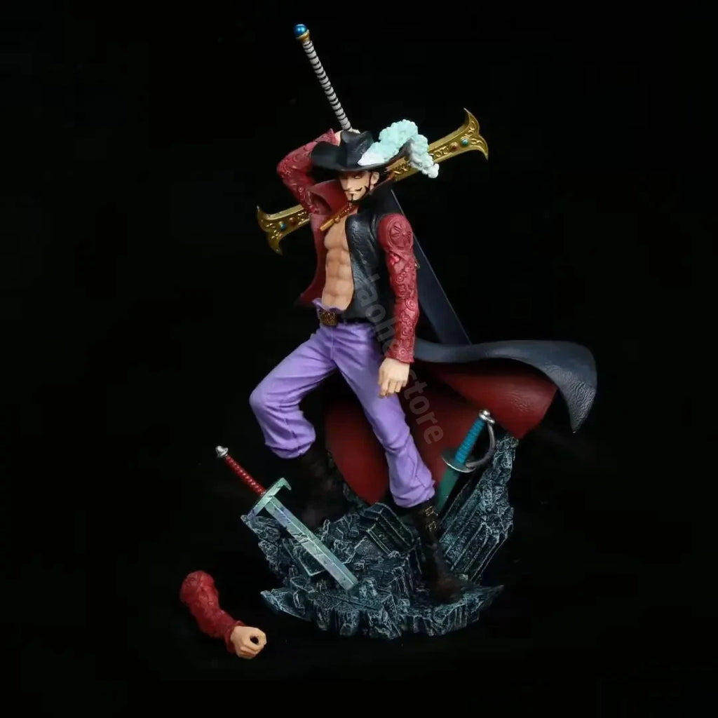 ONE PIECE Figuren Adlerauge Dracule Mihawk Anime Figur Top War PVC Modell Statue Puppensammlung Ornamente Spielzeug Geschenk