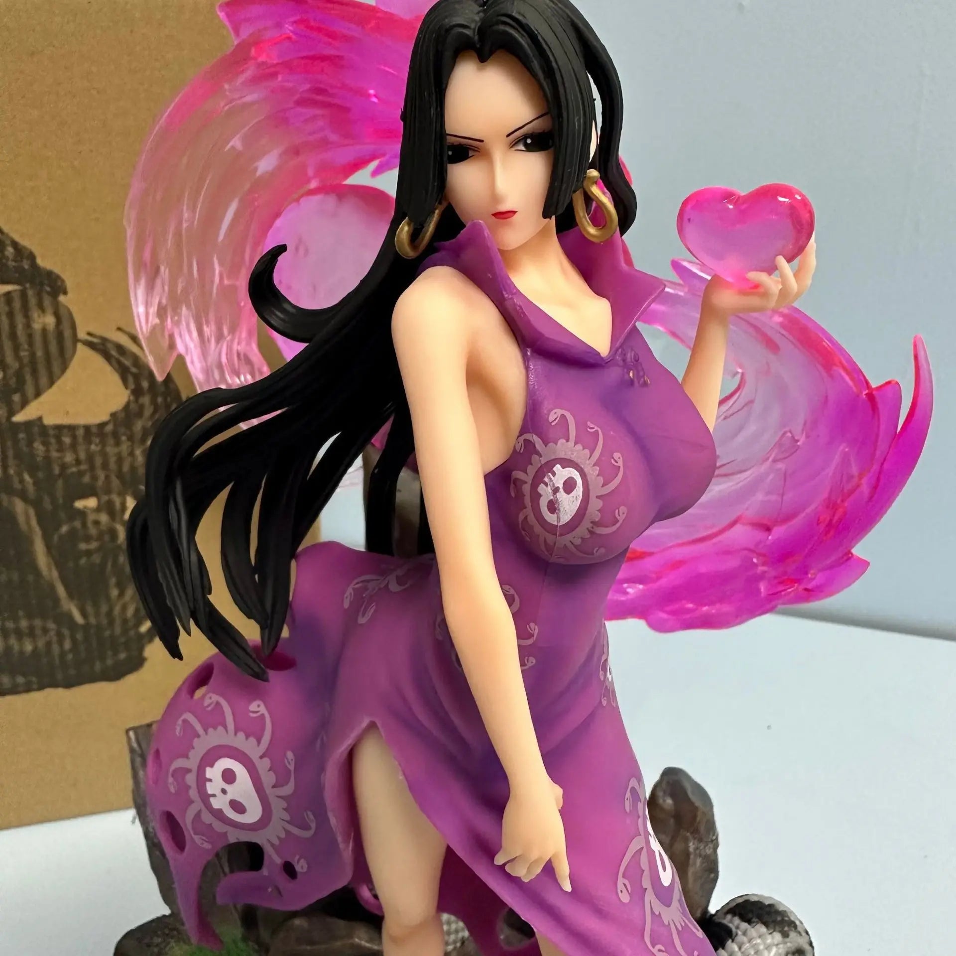 One Piece 38cm Snake Hime Phantom Empress Shichibukai Resonance Booyah Hancock Action Figure Pvc Model Statue Toys Gift