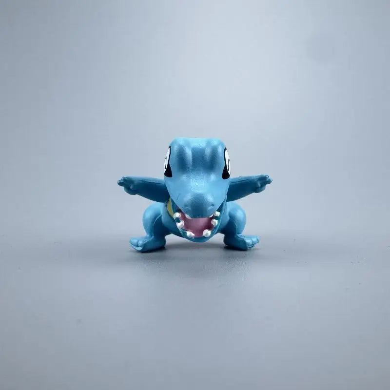 New Pokemon Cartoon Anime Action Figure Totodile Croconaw Feraligatr Desktop Statue Model Toy Gift Collectible Handmade Art