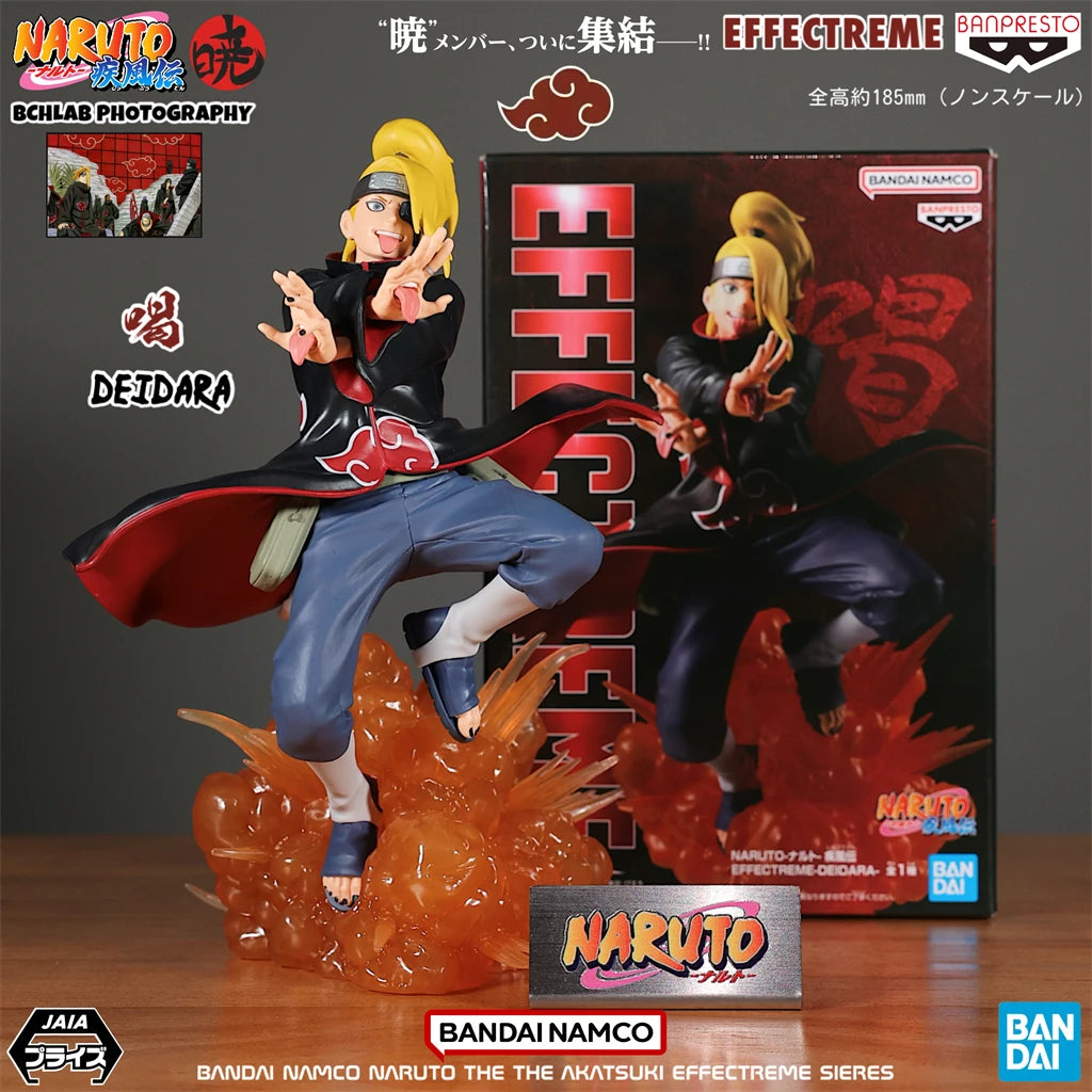In Stock Bandai Naruto VS EFFECTREMESeries Akatsuki Itachi Deidara Payne Figurine Gift