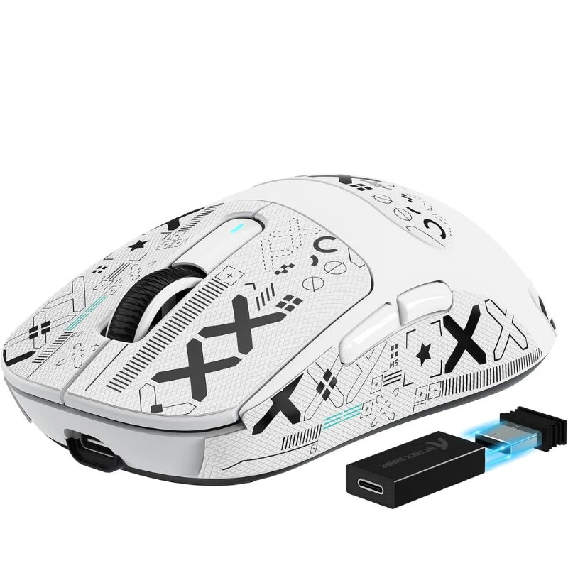 Attack Shark X3Pro Kabellose Bluetooth-Gaming-Maus PixArt PAW3395 26000 dpi Optische Maus Tri-Mode-Verbindung Makro-Gaming-Maus