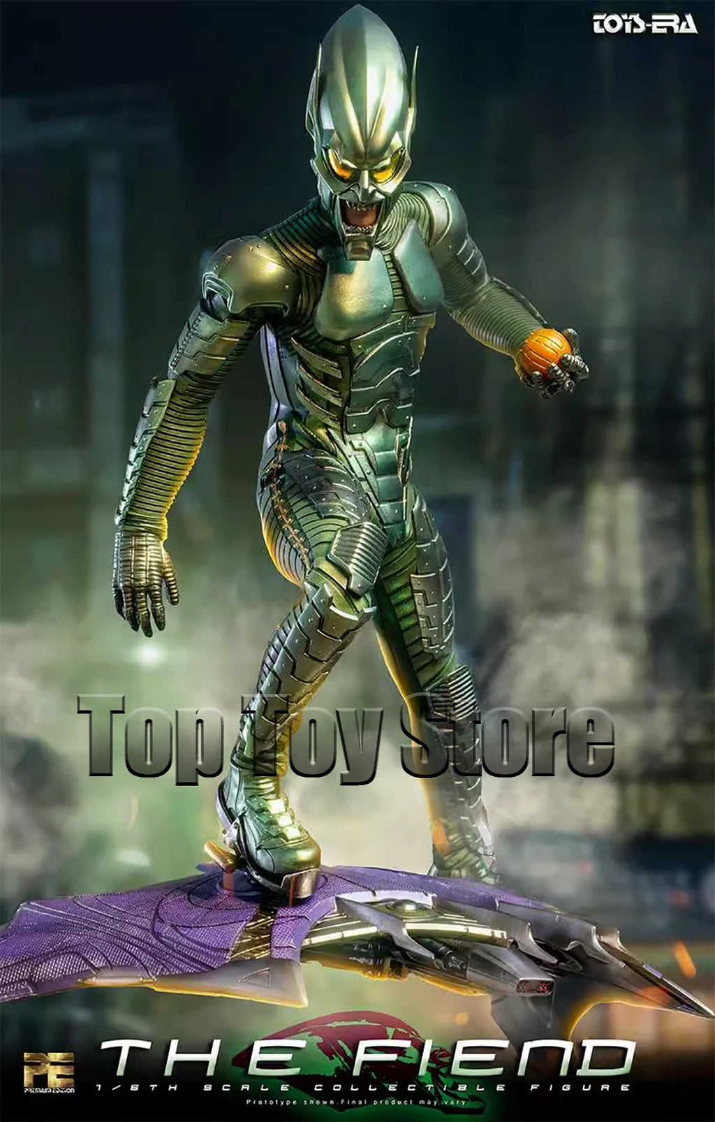 In Stock 1/6 Scale TOYS ERA PE007 The Fiend Monster 12 inch Male Solider Collectible  Action Figure with Hoverboard