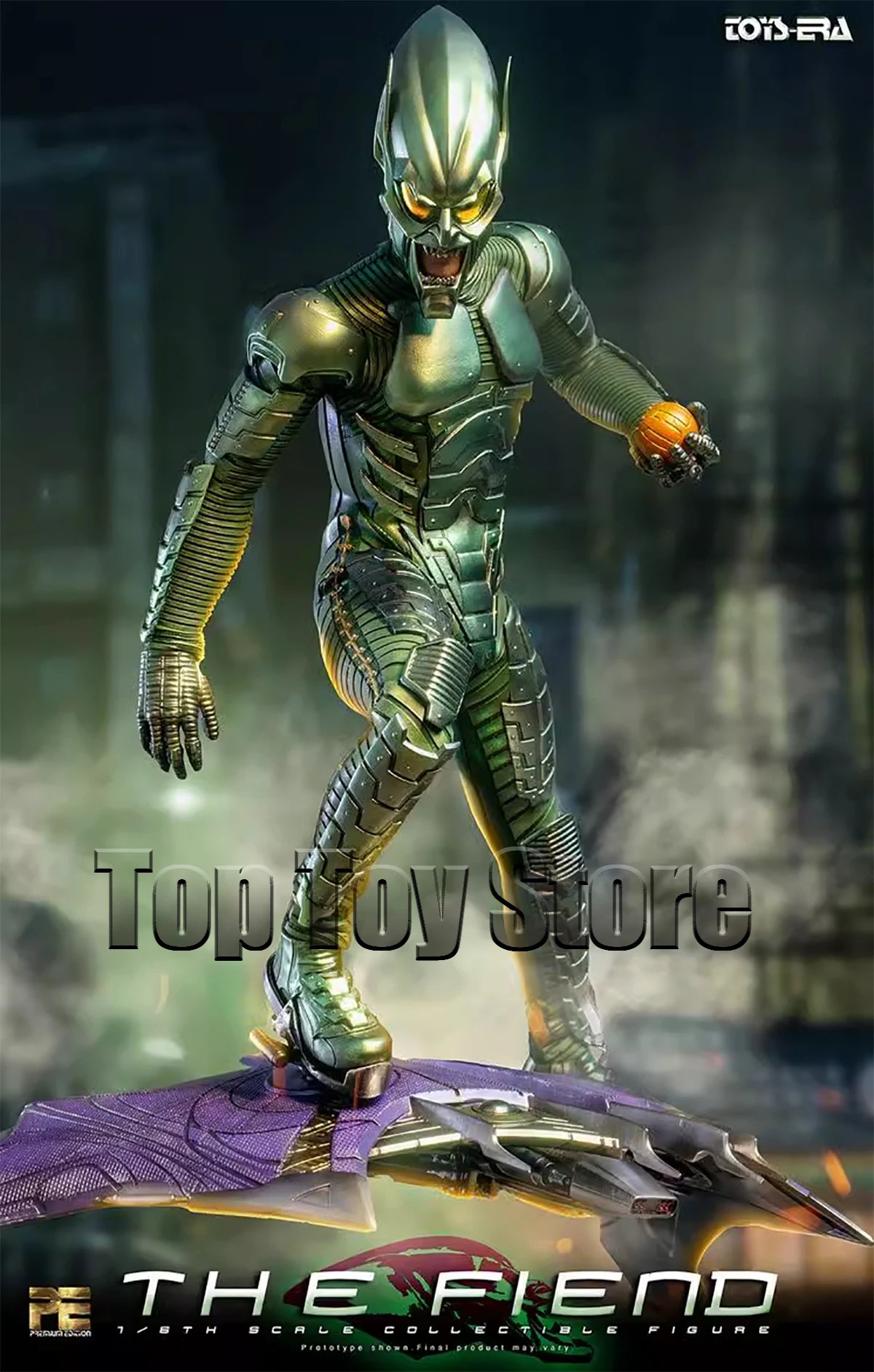 In Stock 1/6 Scale TOYS ERA PE007 The Fiend Monster 12 inch Male Solider Collectible  Action Figure with Hoverboard