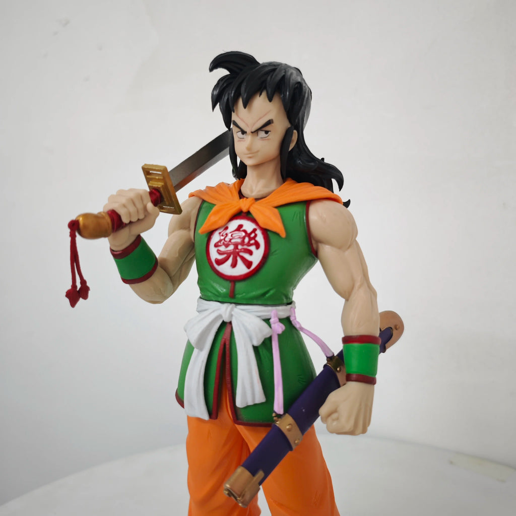 32cm Dragon Ball Anime Character Yamcha Standing Holding a Knife Action Figure Pvc Model Statue Collection Decoration Toys Gift