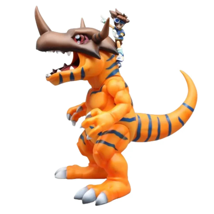 Digimon Collectible Figures Taiyiya Ancient Beast Evolution Greymon Animation Peripherals 30cm Toy Vinyl Model Ornaments Present