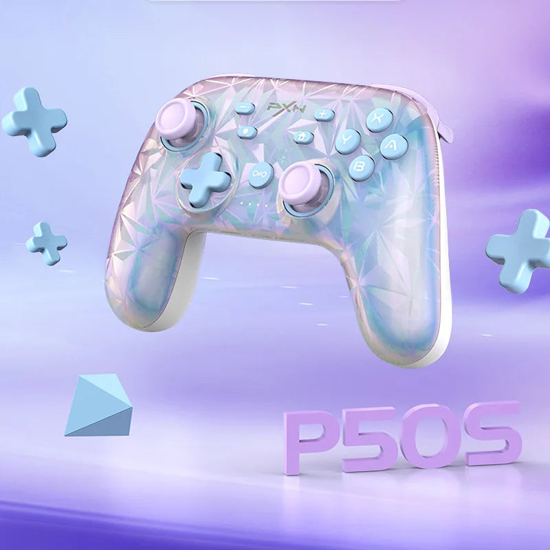 PXN P50S Bluetooth Game Controller HD Shock Hall Trigger Rocker Joystick NS/Steam/Pc/Black Myth Wukong Custom Wireless Gamepads