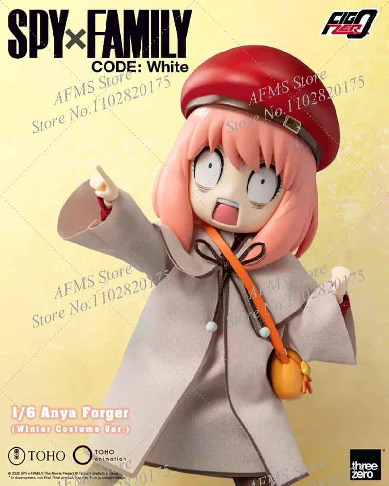 Threezero 3A 3Z07810M0 1/6 Scale Collectible Figure Anya Forger Kawaii Anime Girl 12" Full Set women Soldier Action Figure Toy