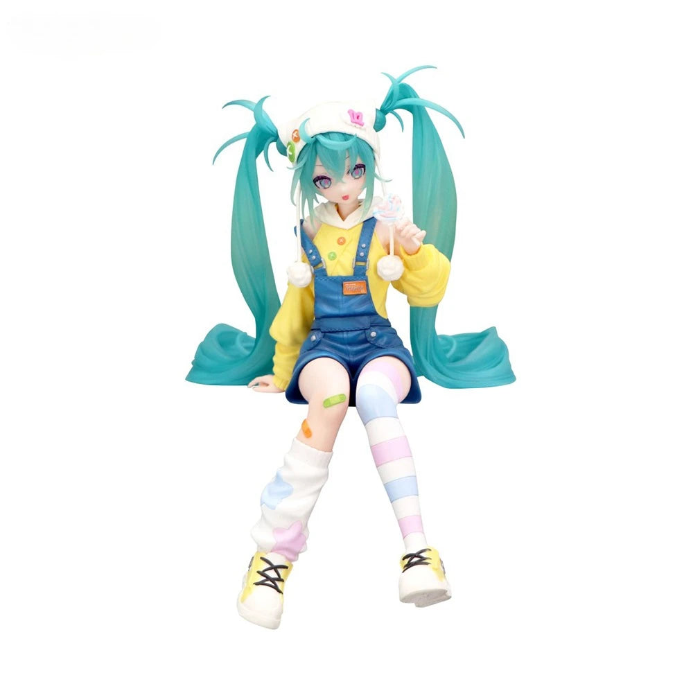 Anime Hatsune Miku Doll Model Cartoon Cute Kawaii Toys PVC Model Action Figures Car Dashboard Decoration Holiday Gift