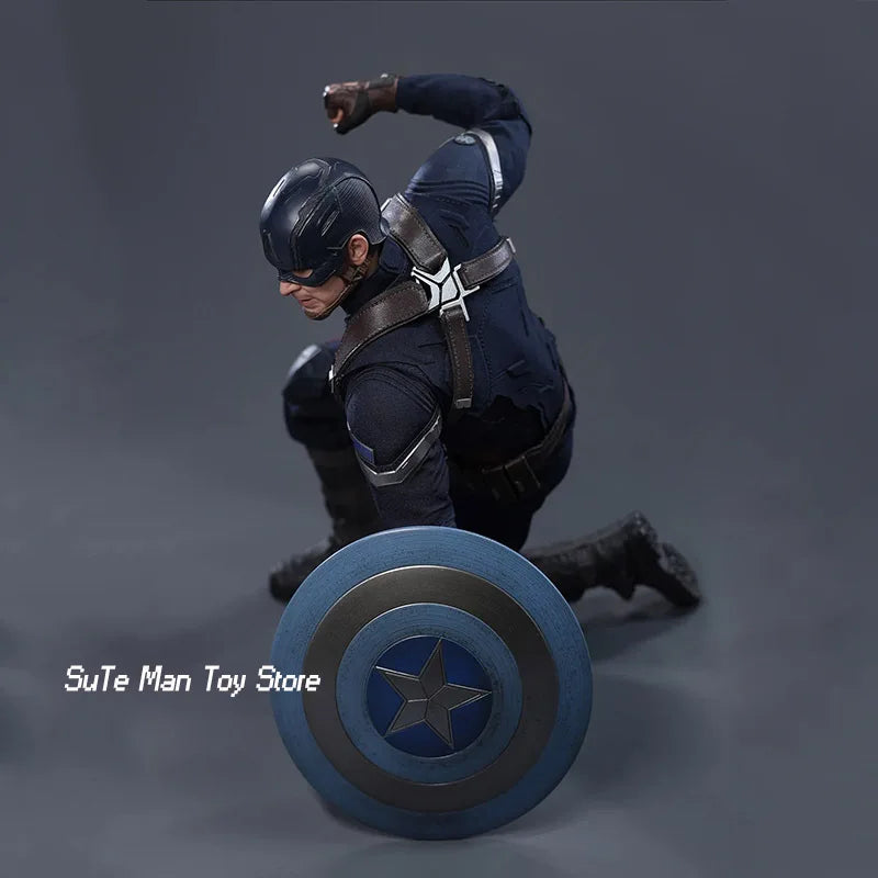 Original Hot Toys MMS783 Captain America 1/6 Scale Collectible Action Figure Stealth S.T.R.I.K.E. Suit 2.0 Ornament Toy Gift