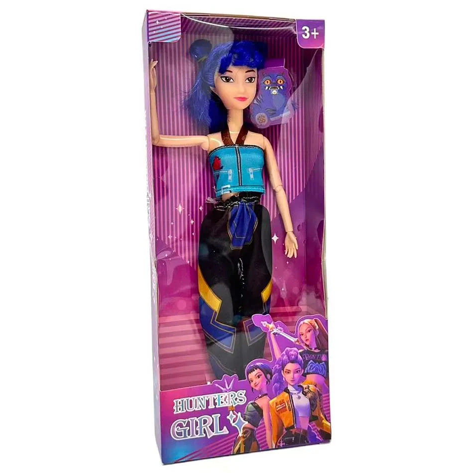 2025 NEW Anime 30CM K-Pop Demon Hunters Doll Vinyl Toy Rumi Mira zoi Character vinyl mask figurine Birthday Gift Fan Club Gifts