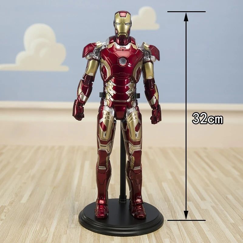32 cm Marvel Comics Sammlung Figur Iron Man Captain America Anime Action Sammlung Desktop Ornament Dekoration Kinder Spielzeug