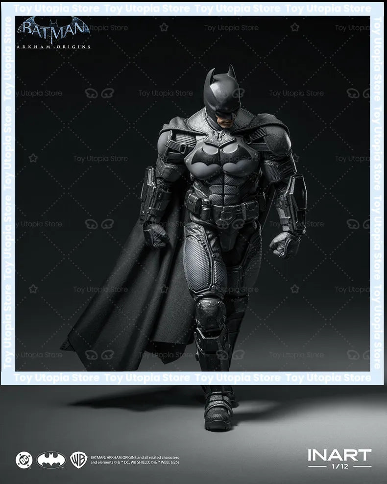 Figura de Acción Coleccionable de Batman: Arkham Origins, Escala 1/12, Marca INART