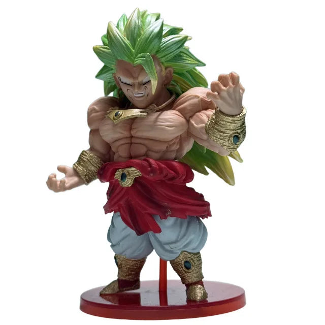 2026 New Q Version Dragon Ball Ssj3 Vegeta Figure  Super Saiyan 3 Goku Action Figures Collection Model Toys Birthday Gifts Decor