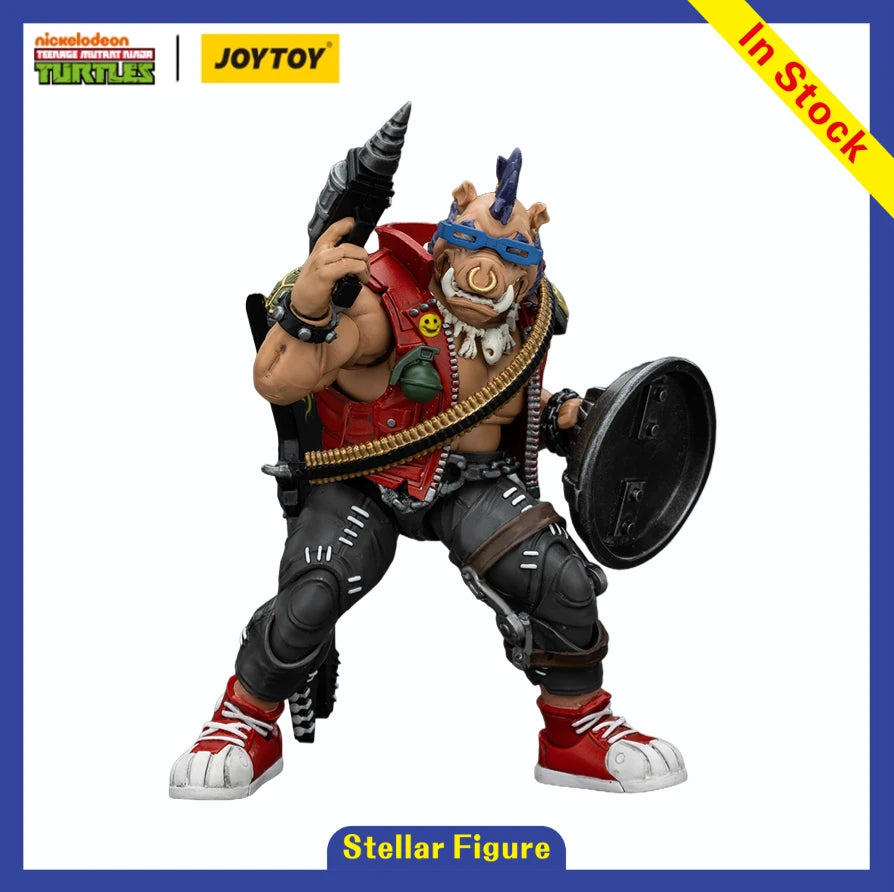 【SF】JOYTOY 1/18 Action Figure TMNT-Beebop Model Toys Gifts Collection Ornaments