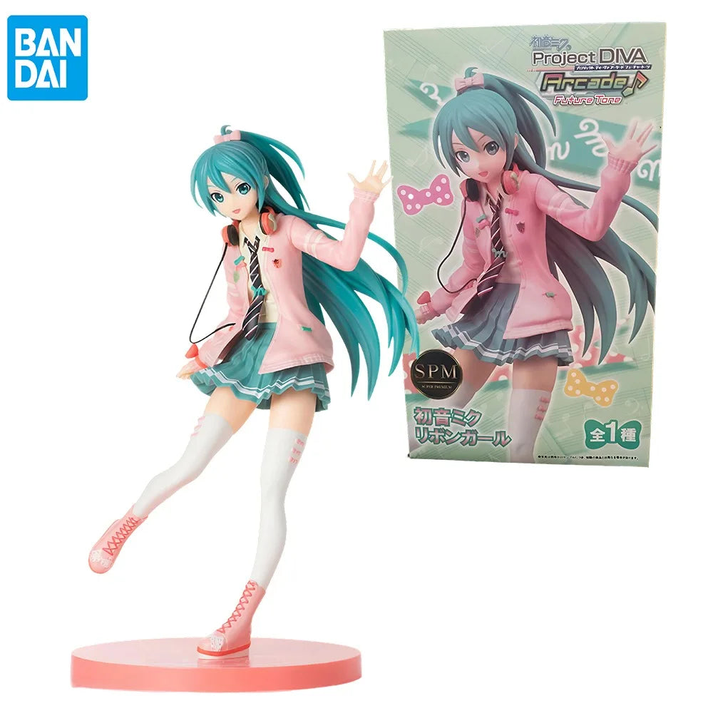В наличност Оригинална SEGA SPM Vocaloid Hatsune Miku project diva PVC екшън фигурка Аниме фигурки Модел играчки Коледни подаръци