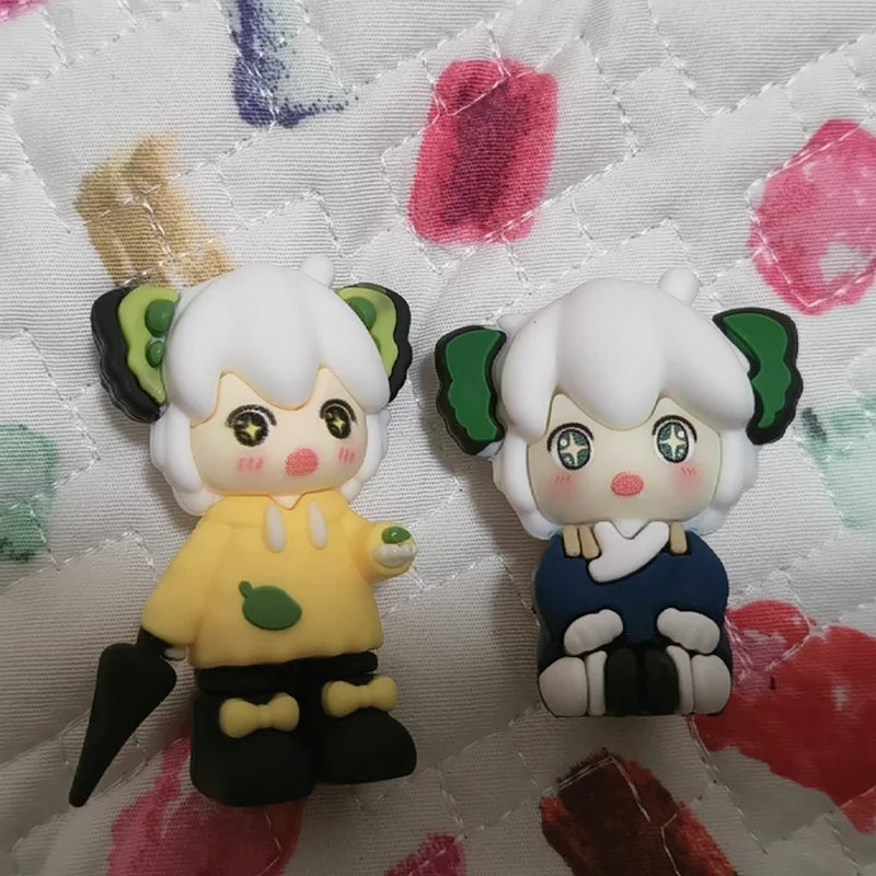 The Legend Of Luo Xiao-Hei Luo Xiaohei Pvc Cute Model Dolls Q Version Action Figures Surprise Gift Cartoon Decor Decoration