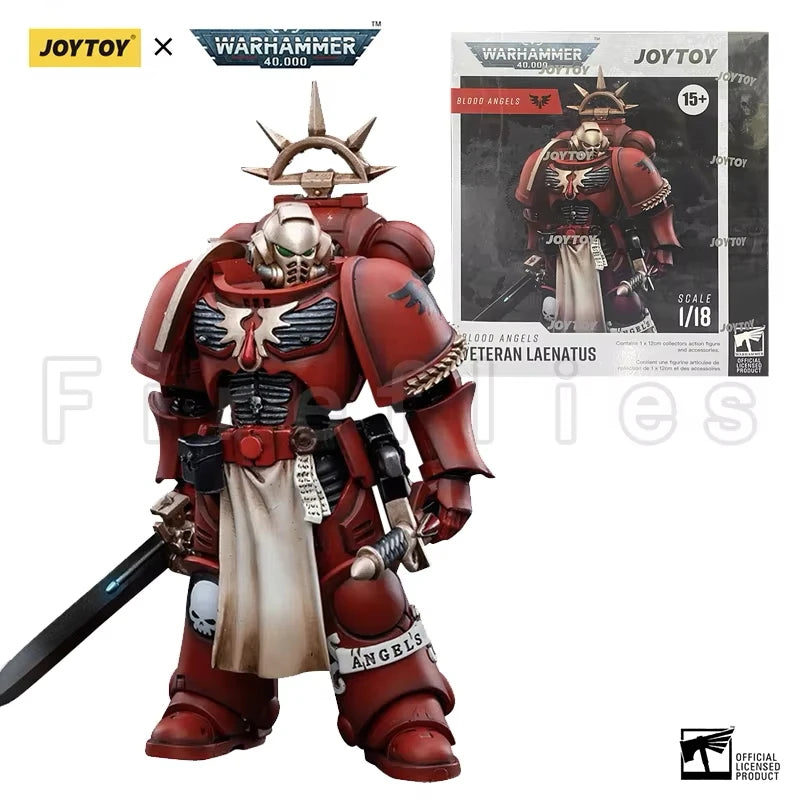 1/18 JOYTOY Action Figure (4PCS/SET) Blood Angels Veteran Version 2 Anime Collection Model Toy
