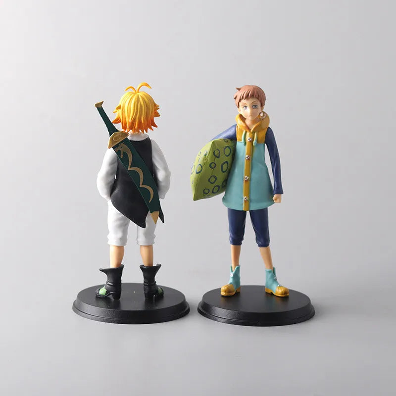 Hot Anime Meliodas King Model Character Doll Pillow Poses Carrying Sword Action Figure PVC Action Figure Collection Gift