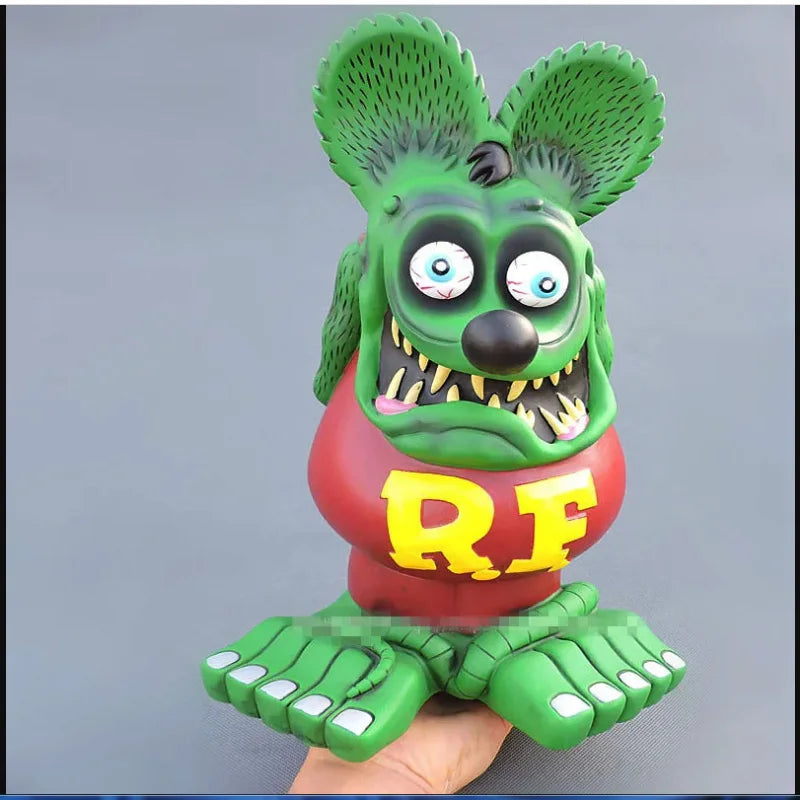 2025 Hot Selling OverSize 33cm tall The Tales of the Rat Fink Rat Fink PVC Statue Figure Collectible Model Toy