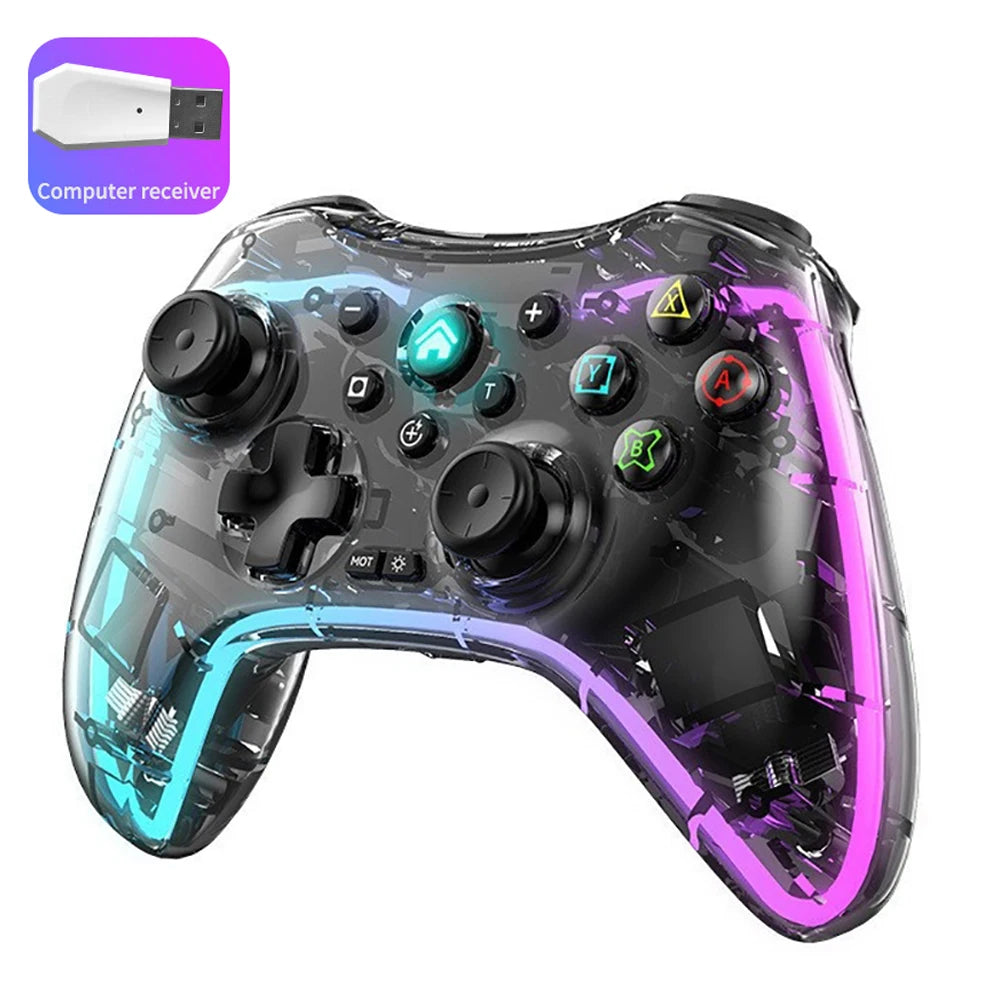 RGB Gamepad Sem Fio Para PS4 Controller Suporte Bluetooth Play Station 4 Joystick Console Controle PS4 PS3 para PC Computer