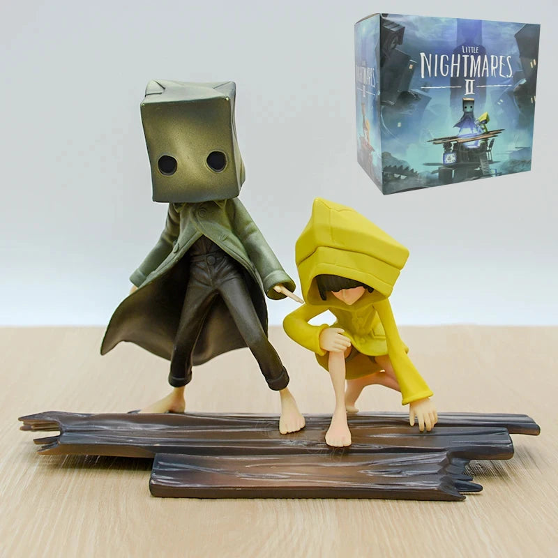 11cm Little Nightmares The Lady Anime Game Figure The Twin Chefs Action Figure Mini Nomes Six/Mono Figurine Model Doll Toys Gift