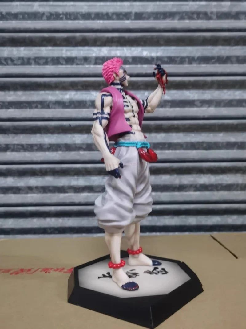 28cm Demon Slayer Akaza Hakuji Figure Cheng Action Figurine Anime Kimetsu No Yaiba Model Pvc Statue Doll Collectible Model Toys