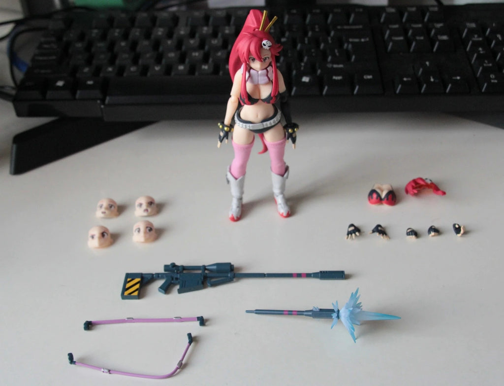 In Stock Genuine No Box Aniplex+ Buzzmod Tengen Toppa Gurren-Lagann Yoko Littner 15cm Action Model Yoko Figurine Toy