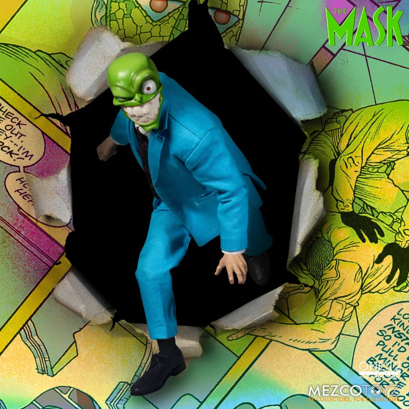 In Stock 100% Original Mezco Toyz One:12 Collective The Mask Deluxe Edition  Anime Action Collection Figures Model Toys