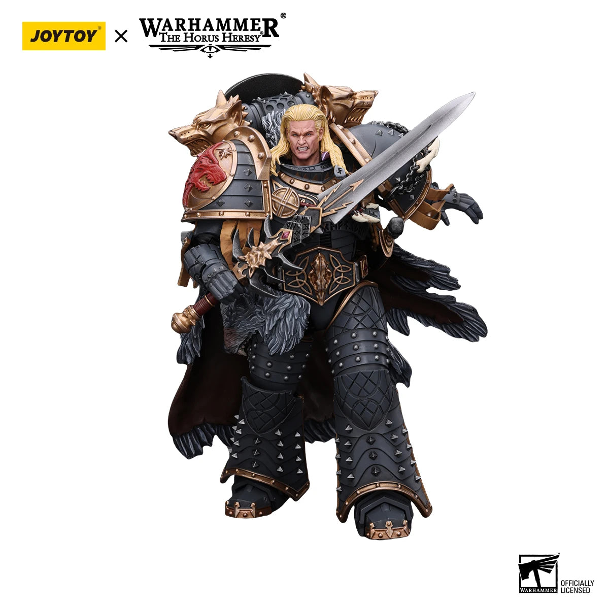 [IN STOCK]JOYTOY 1/18 Warhammer The Horus Heresy Action Figure Space Wolves Leman Russ Primarch of the VIth Legion Model