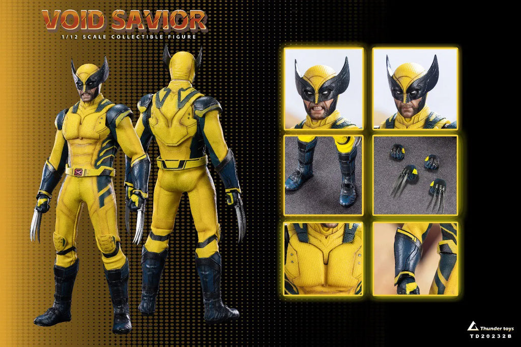[In Stock] 1/12 Thunder Original Toys Void Saviour TD20232 Deadpool Wolverine, 6-Inch Complete Set, Action Figure Toy