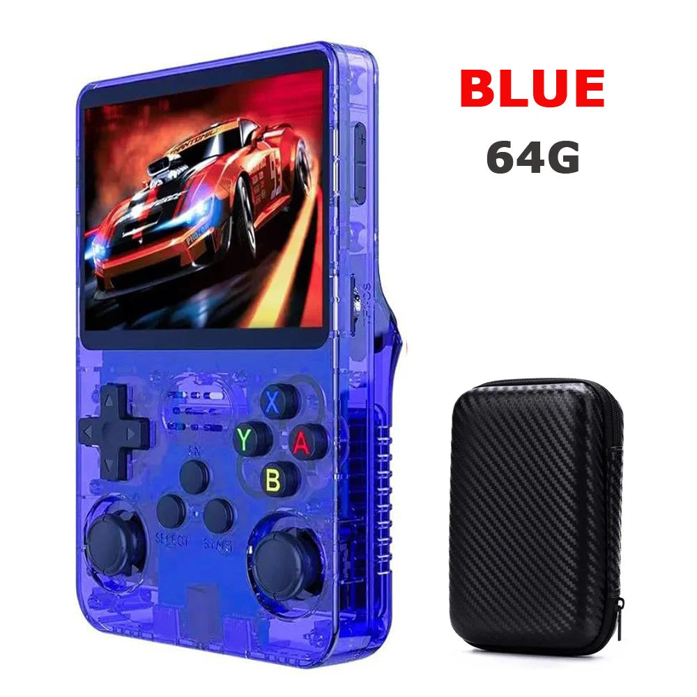 Portable Pocket Video Player 64GB 128G R36S Retro Handheld Video Game Console Linux System 3.5 Inch IPS Screen to 20000 Games