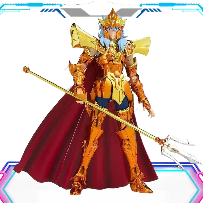 In Stock BANDAI Saint Cloth Myth EX Neptune Poseidon Deluxe Throne Set Anime Action Collectible Figure Model Toy